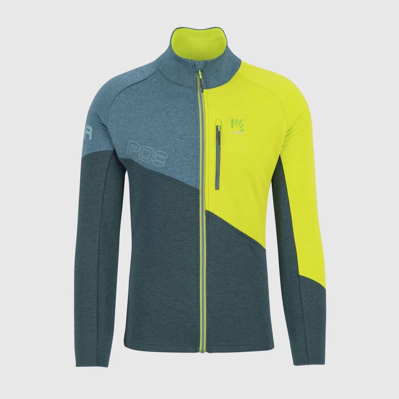 Winter | Mountain Biking | Karpos VAL VIOLA FULL-ZIP FLEECE FOREST/BALSAM/KIWI COLADA