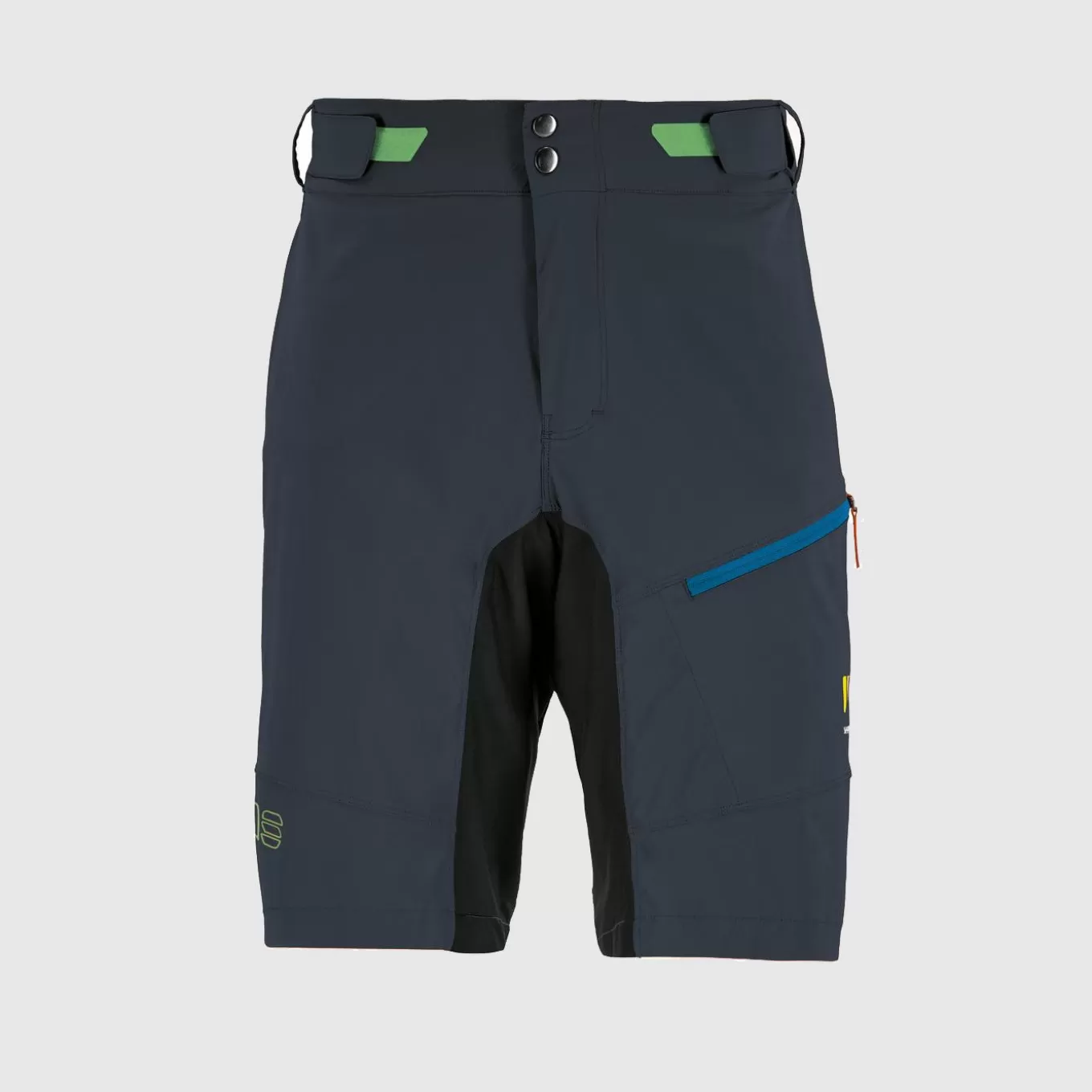 Mountain Biking | Shorts | Karpos VAL VIOLA SHORTS OMBRE BLUE/BLACK/GREEN FLUO