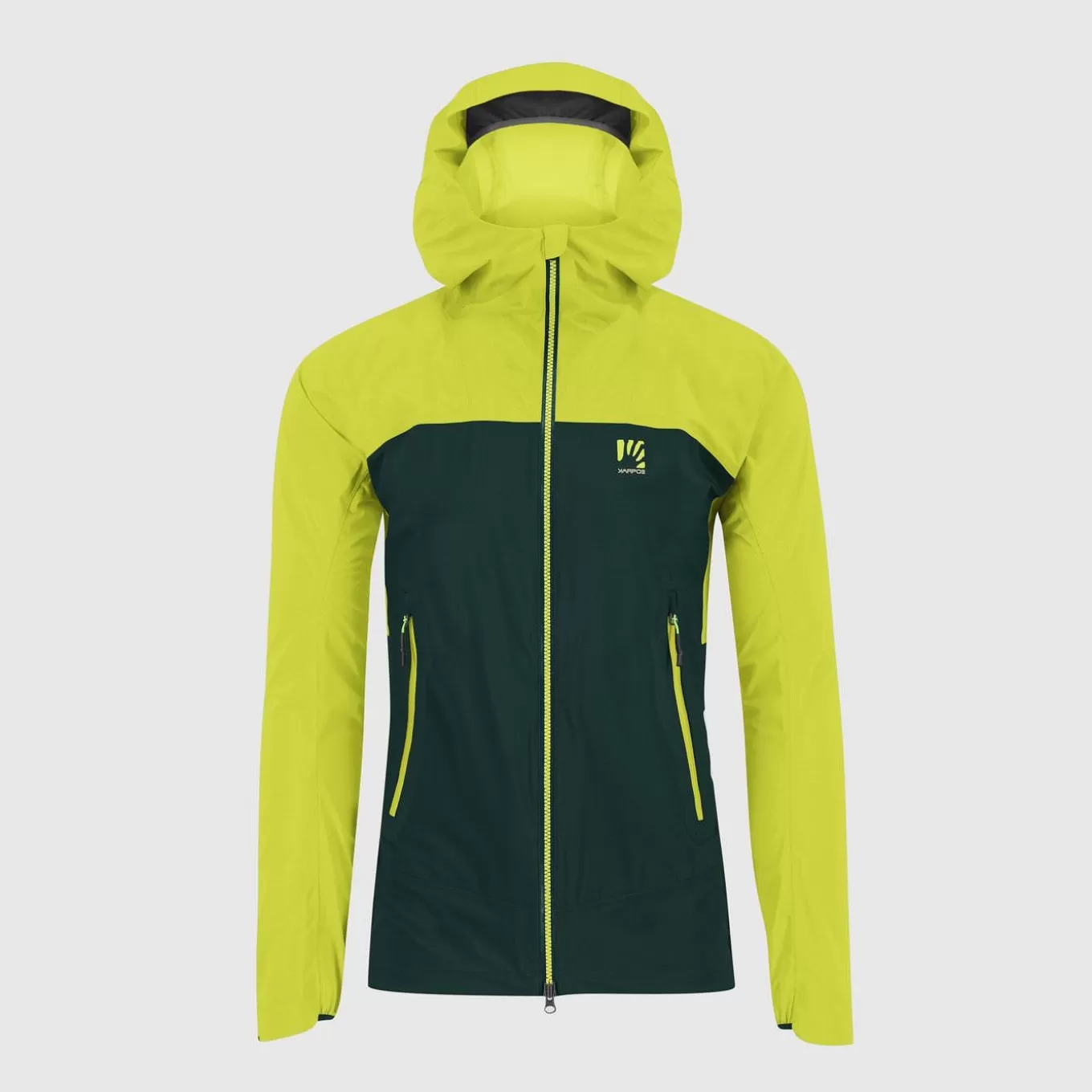 Winter | Skimo Dynamic | Karpos VALSESIA SHELL JACKET FOREST/KIWI COLADA