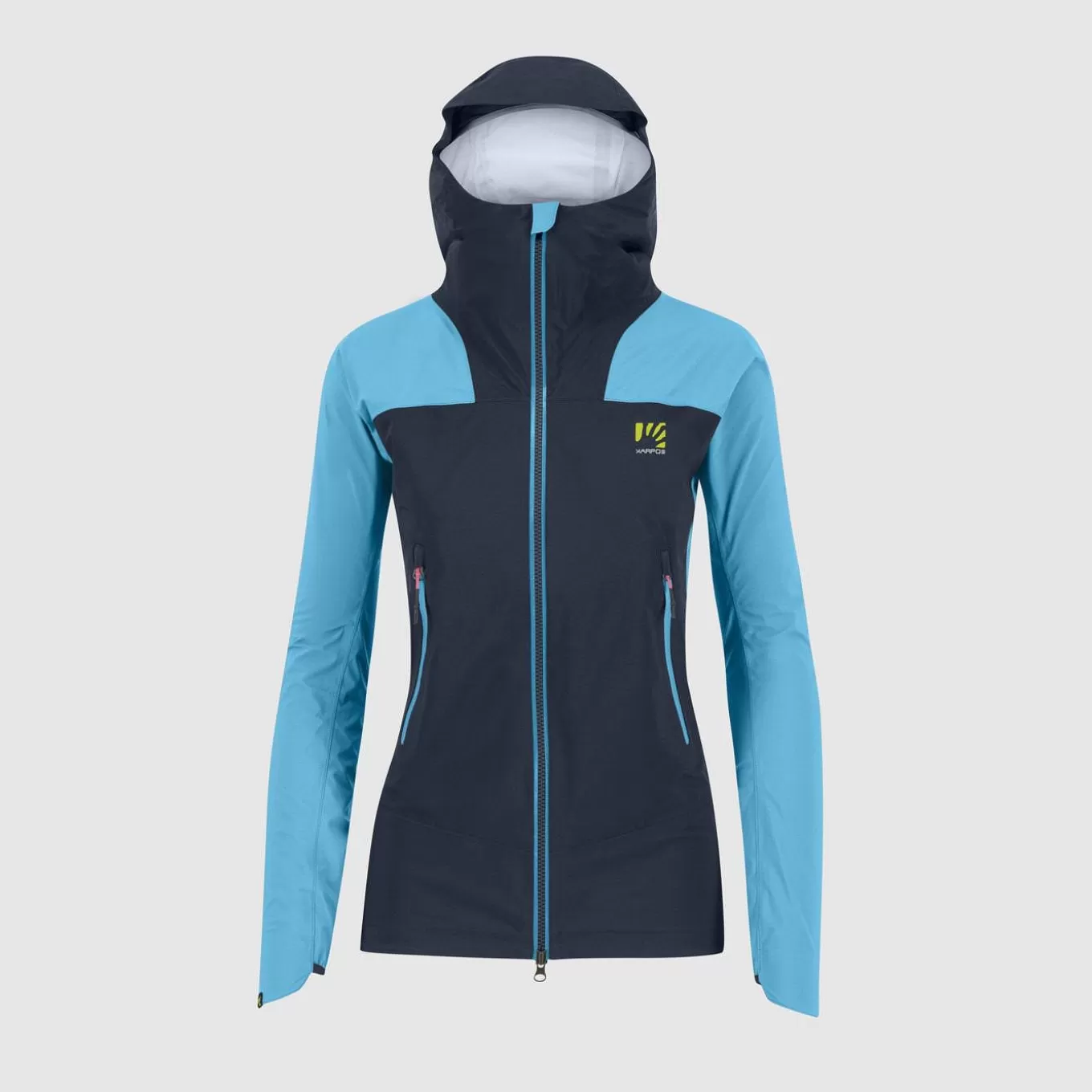 Rain | Skimo Dynamic | Karpos VALSESIA SHELL W JACKET VULCAN/BLUE ATOLL