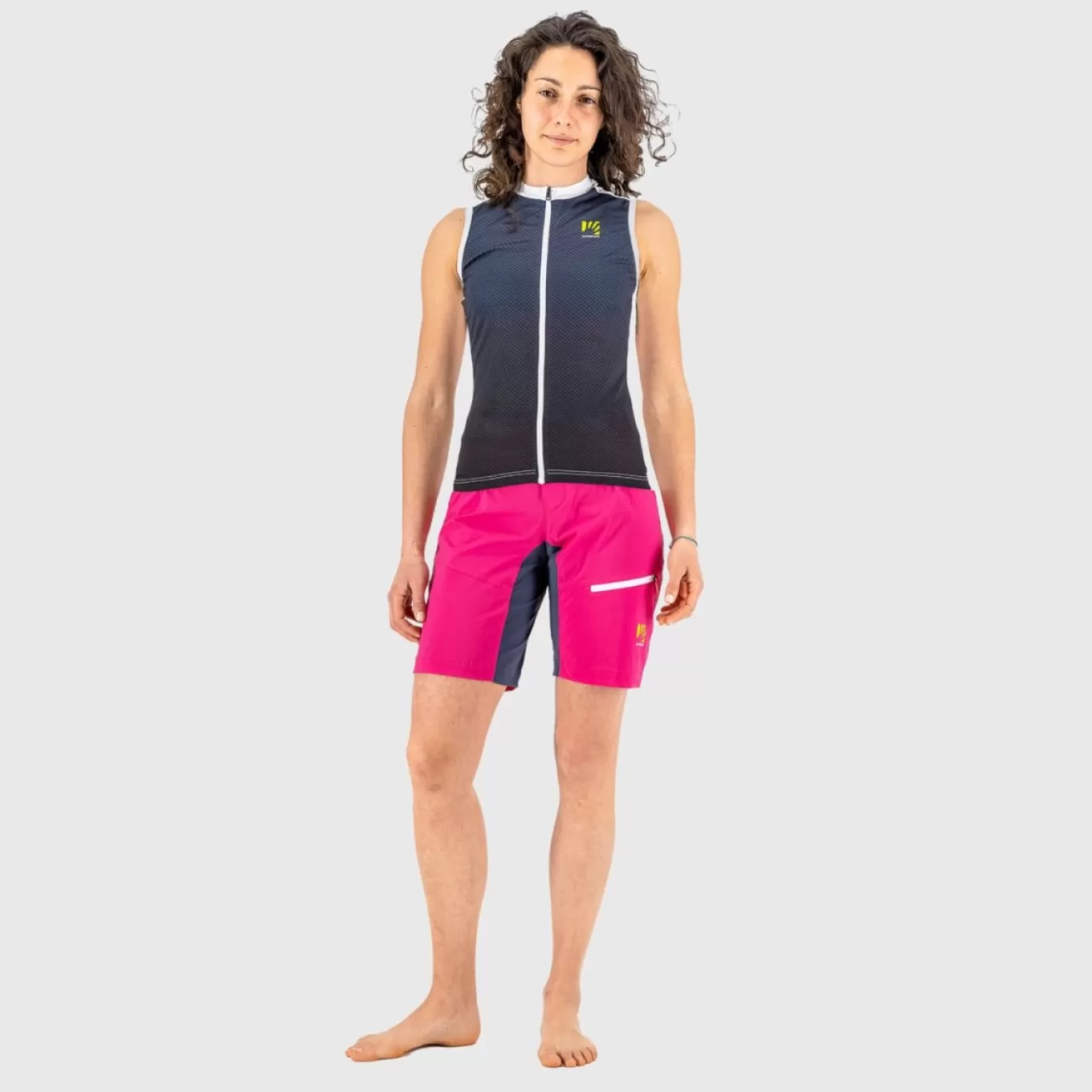 Outlet | Mountain Biking | Karpos VERVE EVO W SLEEVELESS OMBRE BLUE/CABARET